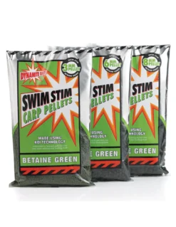 DYNAMITE BAITS SWIM STIM GREEN PELLETS (900 GRAM)
