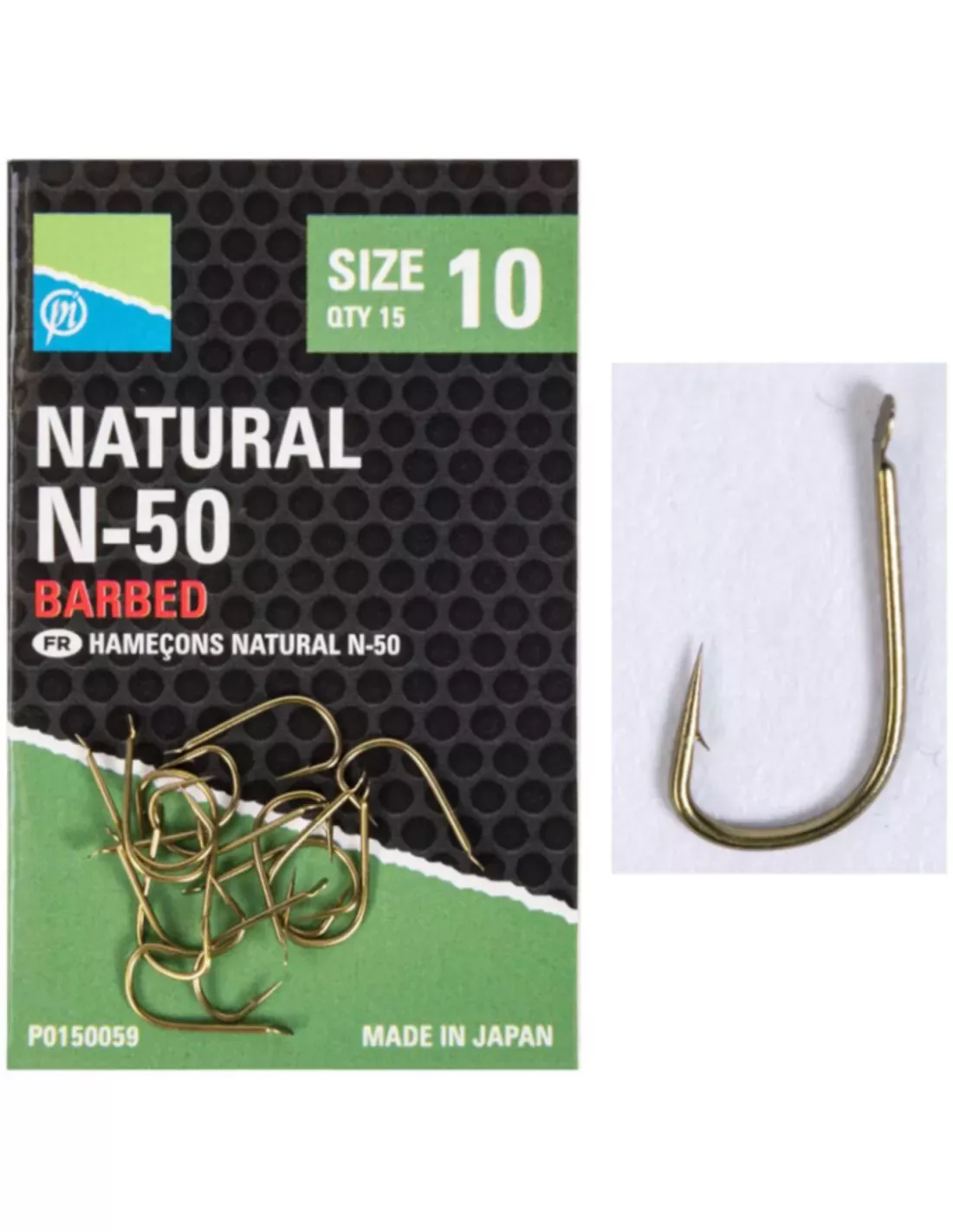 PRESTON NATURAL N-50 (10PC) 1 PRESTON NATURAL N-50 (10PC)