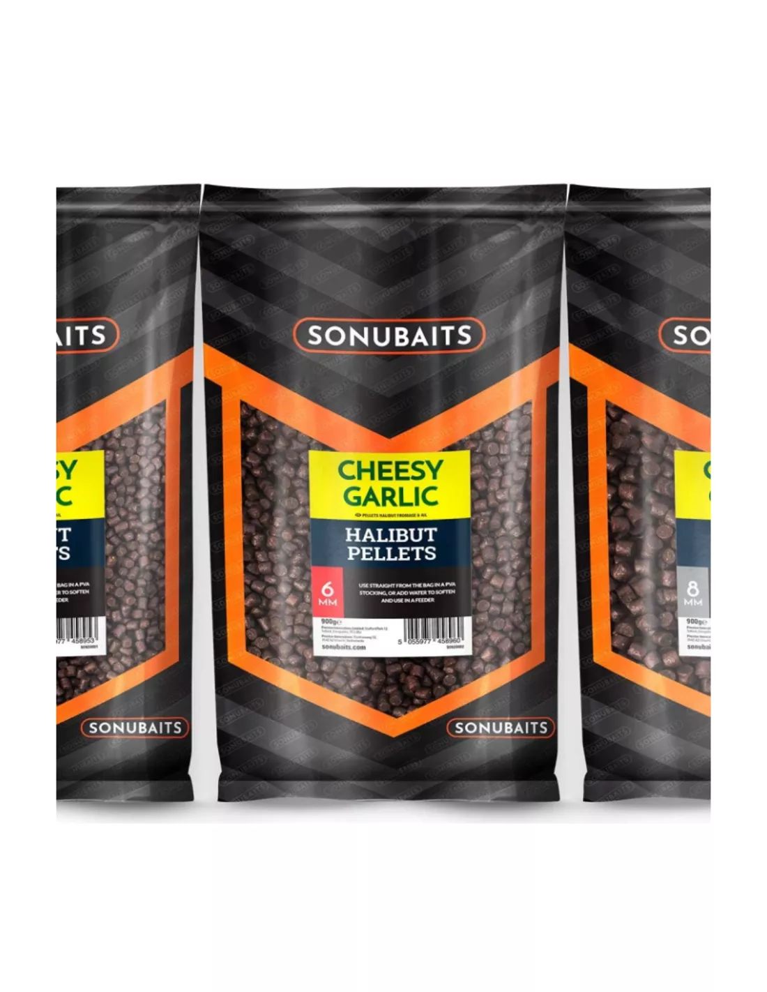 SONUBAITSCHEESY GARLIC HALIBUT PELLETS 1 SONUBAITSCHEESY GARLIC HALIBUT PELLETS